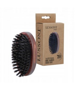 Щетка для бороды Lussoni Oval Natural Beard Brush