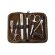 Манікюрний набір 6 предметів SPL Manicure Kit Brown
