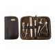 Манікюрний набір 6 предметів SPL Manicure Kit Brown
