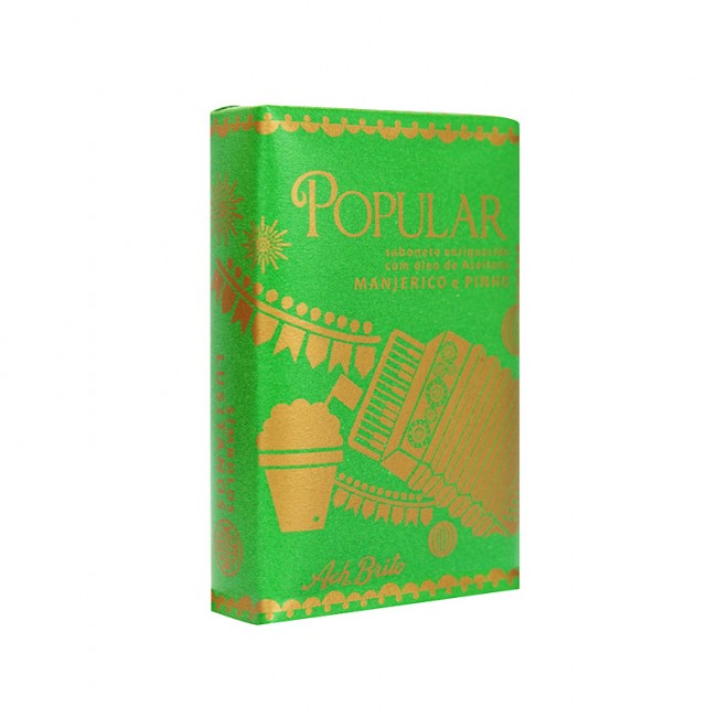 Мило Ach. Brito Lusitano Popular Basil Minimum & Pine Soap 75 г