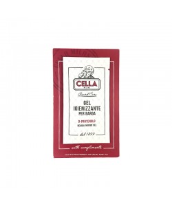 Тестер Геля Для Очистки Бороды с Антибактериальным Действием Cella Gel Igienizzante С Пантенолом 10 Мл