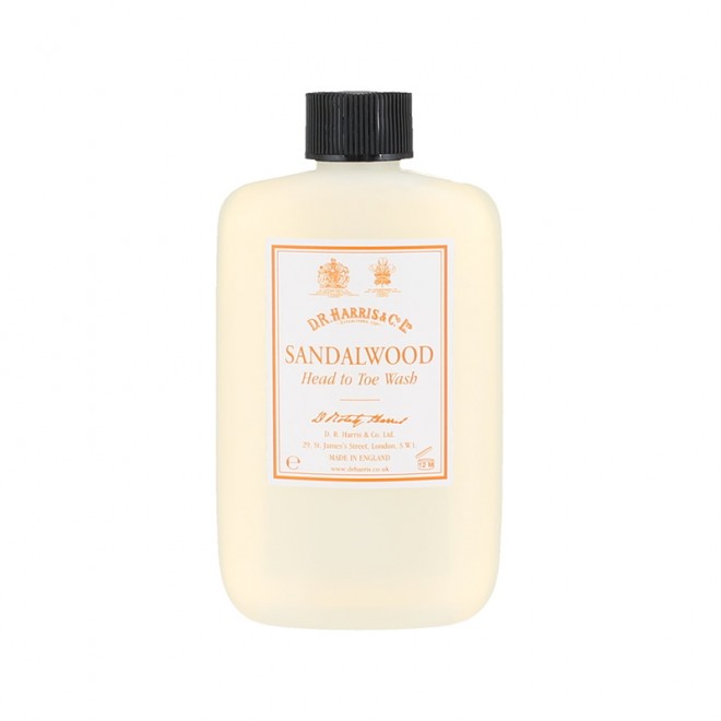 Гель Для Душу + Шампунь D.R. Harris Sandalwood Head-to-Toe Wash 250 мл
