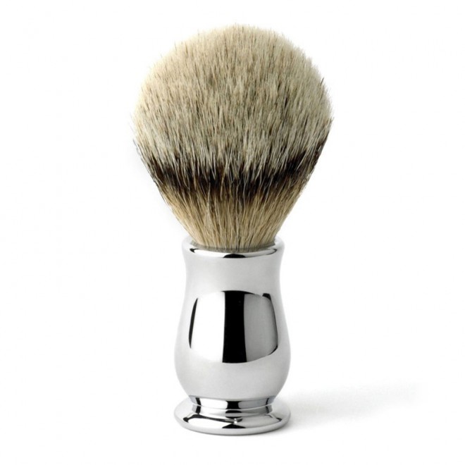 Помазок Для Бритья Edwin Jagger Csbsb The Chatsworth Metal Collection Барсук
