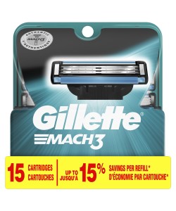 Кассеты для Бритья Gillette Mach 3 (Original) 15 шт