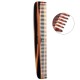 Гребень Kent 9T 7 1/2" Handmade Comb Coarse / Fine Toothed
