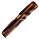 Гребень Kent 9T 7 1/2" Handmade Comb Coarse / Fine Toothed
