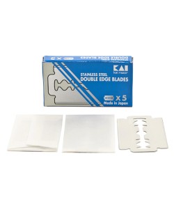 Лезвия Kai Stainless Steel Double Edge Razor Blades 5 шт