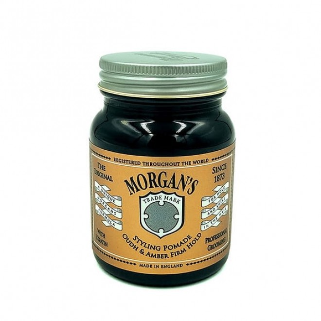 Помада для стилізації волосся Morgan’s Oudh and Amber Firm Hold Pomade 100 гр