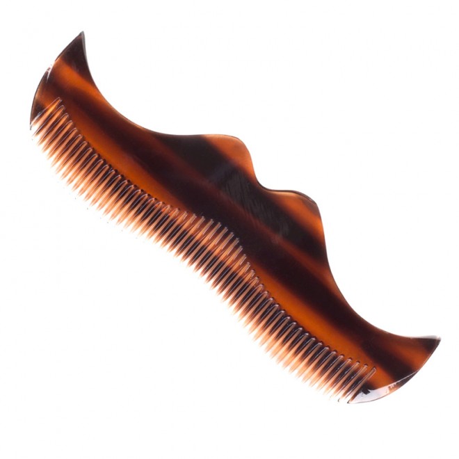 Гребень для усов Morgan's  Amber Moustche Comb