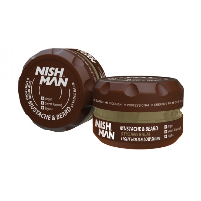 Бальзам для бороди Nishman beard & mustache styling balm 100 мл