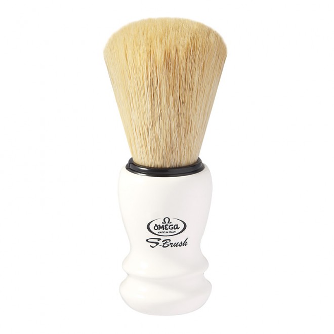 Помазок для бритья Omega S-Brush S 10108 (Белый)