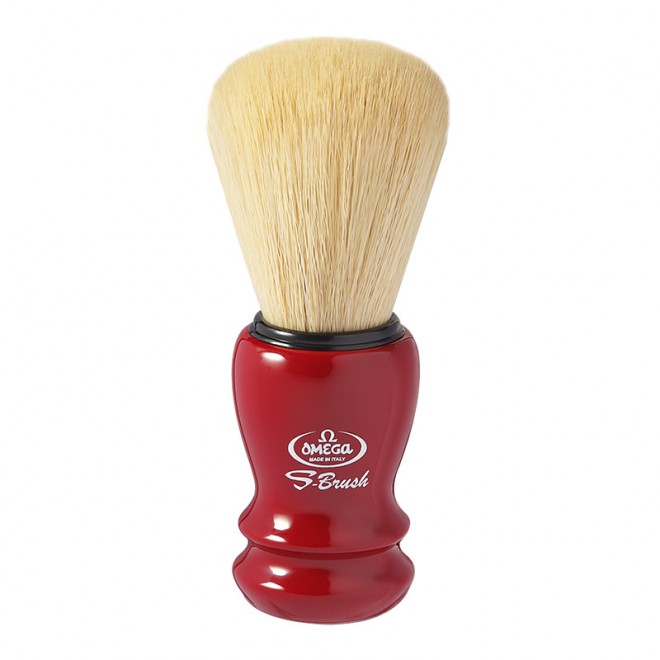 Помазок для бритья Omega S-Brush S 10108 (Красный)