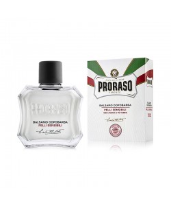 Бальзам После Бритья Proraso White (New Version) After Shave Lotion Sensitive Skin Green Tea 100 мл
