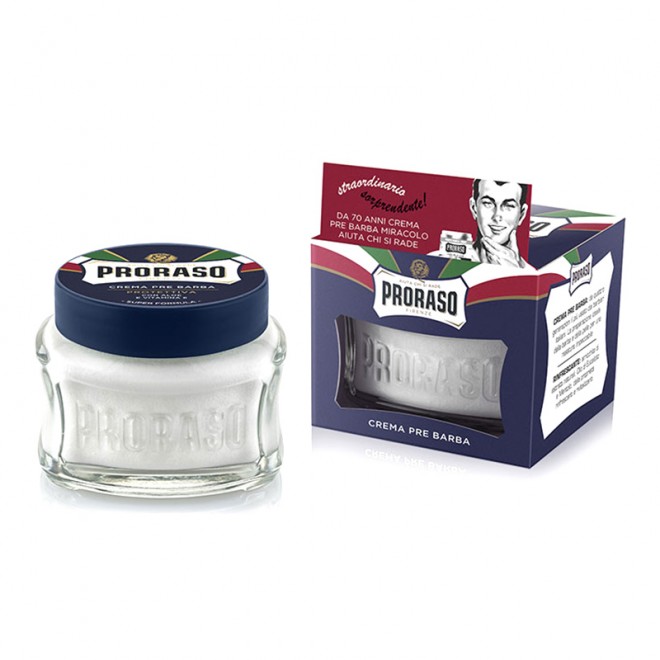 Крем до бритья Proraso Blue Pre-shaving cream Алоэ и витамин Е 100 мл