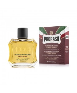 Лосьйон Після Гоління Proraso Red (New Design) After Shave Lotion Coarse Beards Sandalwood 100 мл