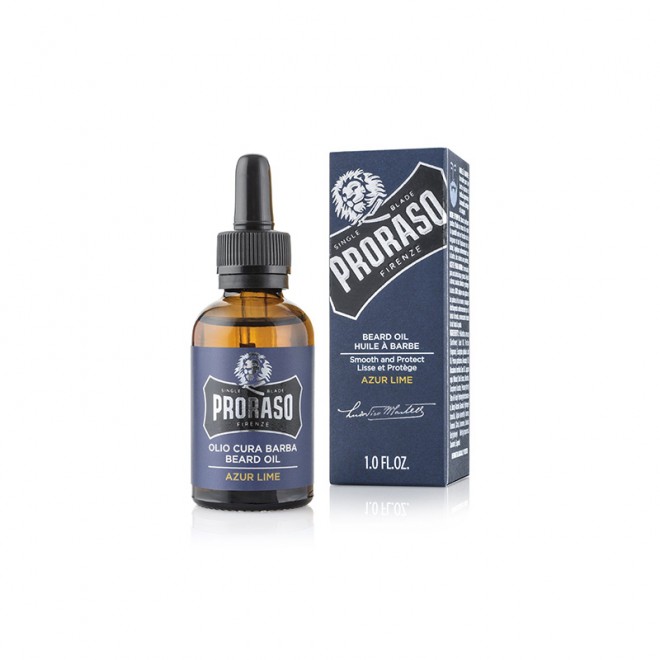 Олія для бороди Proraso Azur Lime Beard oil 30 мл