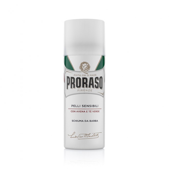 Пена Для Бритья Proraso White Shaving Foam Sensitive Green Tea 50 мл
