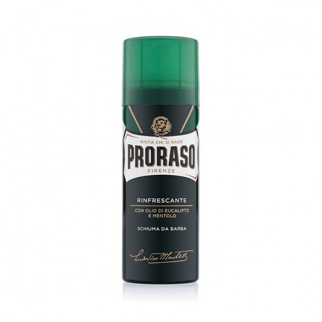 Пена Для Бритья Proraso Green Shaving Foam Refresh Eucalyptus 50 мл