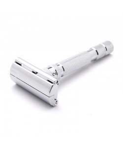 Станок Для Бритья Rockwell Model-T White Chrome Adjustable Double Edge Safety Razor