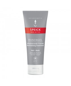 Гель Для Душа Speick Men Active Shower Gel длительное увлажнение с экстрактом камыша и витамином F 200 Мл