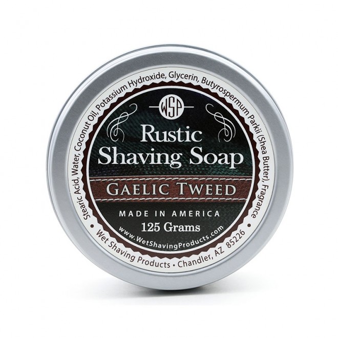 Мыло Для Бритья Wsp Rustic Shaving Soap Gaelic Tweed 125 г