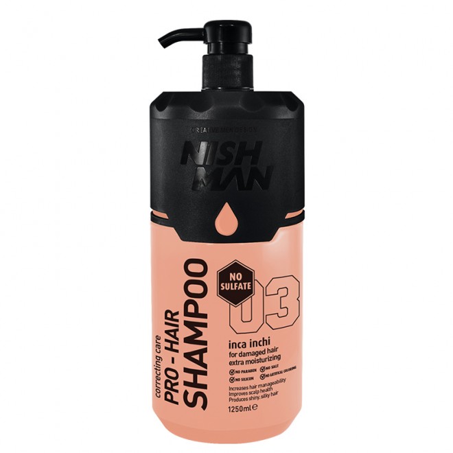 Шампунь для пошкодженого волосся Nishman Inca Inchi Pro-Hair Shampoo 1250 мл