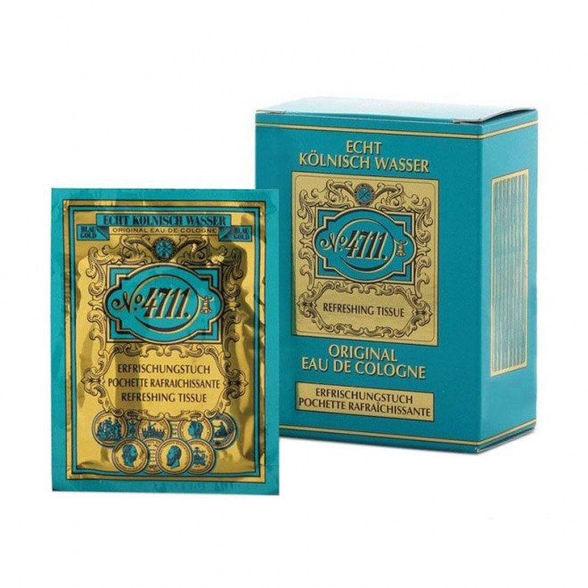 Освежающие влажные салфетки 4711 Original Eau de Cologne Refreshing Tissue 10 шт
