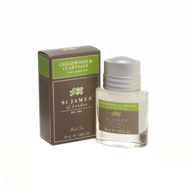 Гель после бритья St. James of London Cedarwood & Clarysage 50 мл