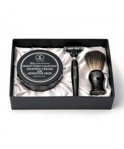 Подарочный набор для бритья Taylor of Old Bond Street Shaving Brush, Mach 3 Razor & Jermyn Street Collection Shaving Cream 150 г