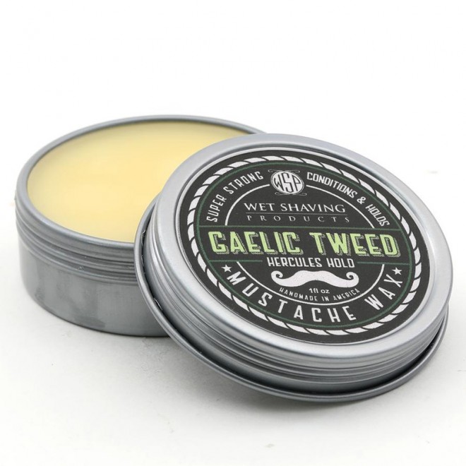 Воск Для Усов WSP Mustache Wax Gaelic Tweed Hercules Hold 30 мл