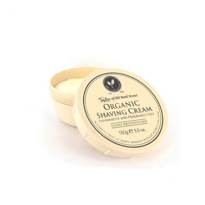Крем для бритья Taylor of Old Bond Street Organic 150 г