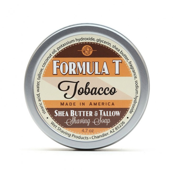 Мыло Для Бритья Wsp Formula T Shaving Soap Tobacco 125 Г