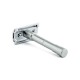 Станок для Бритья Merkur Travel Razor 46C в Кожанном Чехле