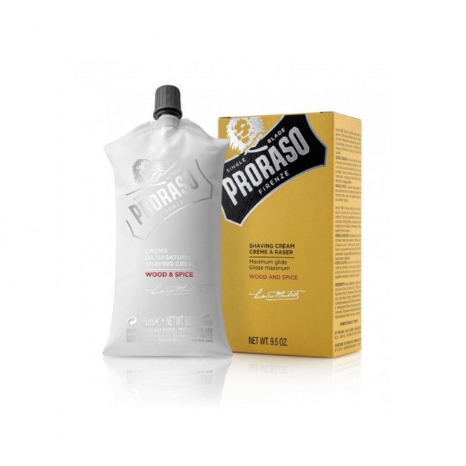 Крем для гоління Proraso Wood & Spice Shaving cream дерево і спеції 275 мл