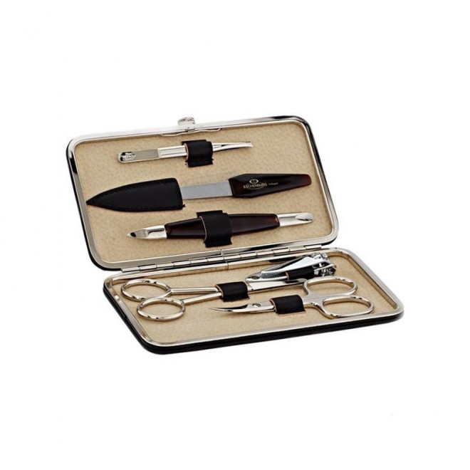 Маникюрный Набор Унисекс на 6 Предметов Truefitt & Hill Large Manicure Set 6 Piece Black