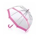 Зонт Женский Прозрачный Fulton Birdcage-1 Pink L041 (6F022)