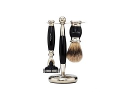 Набор Для Бритья Truefitt & Hill Edwardian Collection Mach 3 Ebony